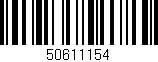Código de barras (EAN, GTIN, SKU, ISBN): '50611154'