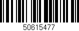 Código de barras (EAN, GTIN, SKU, ISBN): '50615477'