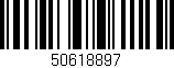 Código de barras (EAN, GTIN, SKU, ISBN): '50618897'