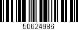 Código de barras (EAN, GTIN, SKU, ISBN): '50624986'