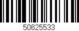 Código de barras (EAN, GTIN, SKU, ISBN): '50625533'