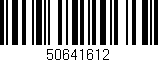 Código de barras (EAN, GTIN, SKU, ISBN): '50641612'