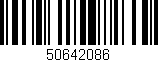 Código de barras (EAN, GTIN, SKU, ISBN): '50642086'