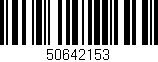 Código de barras (EAN, GTIN, SKU, ISBN): '50642153'