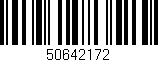 Código de barras (EAN, GTIN, SKU, ISBN): '50642172'