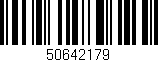 Código de barras (EAN, GTIN, SKU, ISBN): '50642179'