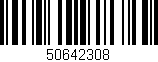 Código de barras (EAN, GTIN, SKU, ISBN): '50642308'