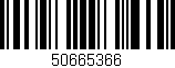 Código de barras (EAN, GTIN, SKU, ISBN): '50665366'