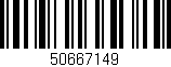 Código de barras (EAN, GTIN, SKU, ISBN): '50667149'