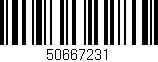 Código de barras (EAN, GTIN, SKU, ISBN): '50667231'