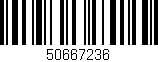 Código de barras (EAN, GTIN, SKU, ISBN): '50667236'