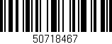 Código de barras (EAN, GTIN, SKU, ISBN): '50718467'