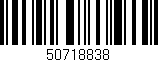 Código de barras (EAN, GTIN, SKU, ISBN): '50718838'