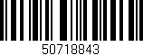 Código de barras (EAN, GTIN, SKU, ISBN): '50718843'