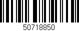Código de barras (EAN, GTIN, SKU, ISBN): '50718850'
