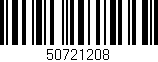 Código de barras (EAN, GTIN, SKU, ISBN): '50721208'