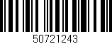 Código de barras (EAN, GTIN, SKU, ISBN): '50721243'