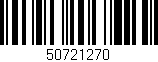 Código de barras (EAN, GTIN, SKU, ISBN): '50721270'