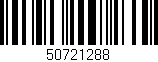 Código de barras (EAN, GTIN, SKU, ISBN): '50721288'