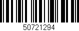 Código de barras (EAN, GTIN, SKU, ISBN): '50721294'