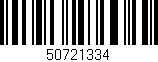 Código de barras (EAN, GTIN, SKU, ISBN): '50721334'