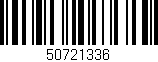 Código de barras (EAN, GTIN, SKU, ISBN): '50721336'