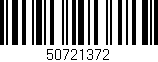 Código de barras (EAN, GTIN, SKU, ISBN): '50721372'