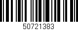Código de barras (EAN, GTIN, SKU, ISBN): '50721383'