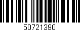 Código de barras (EAN, GTIN, SKU, ISBN): '50721390'