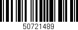 Código de barras (EAN, GTIN, SKU, ISBN): '50721489'
