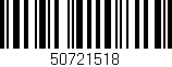Código de barras (EAN, GTIN, SKU, ISBN): '50721518'