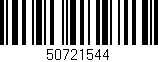 Código de barras (EAN, GTIN, SKU, ISBN): '50721544'