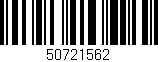Código de barras (EAN, GTIN, SKU, ISBN): '50721562'