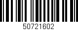 Código de barras (EAN, GTIN, SKU, ISBN): '50721602'