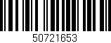 Código de barras (EAN, GTIN, SKU, ISBN): '50721653'