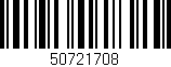 Código de barras (EAN, GTIN, SKU, ISBN): '50721708'