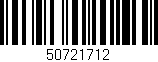 Código de barras (EAN, GTIN, SKU, ISBN): '50721712'