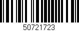 Código de barras (EAN, GTIN, SKU, ISBN): '50721723'