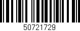 Código de barras (EAN, GTIN, SKU, ISBN): '50721729'