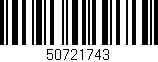 Código de barras (EAN, GTIN, SKU, ISBN): '50721743'