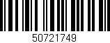 Código de barras (EAN, GTIN, SKU, ISBN): '50721749'