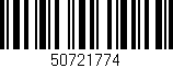 Código de barras (EAN, GTIN, SKU, ISBN): '50721774'