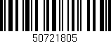 Código de barras (EAN, GTIN, SKU, ISBN): '50721805'