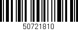 Código de barras (EAN, GTIN, SKU, ISBN): '50721810'