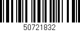 Código de barras (EAN, GTIN, SKU, ISBN): '50721832'