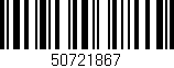Código de barras (EAN, GTIN, SKU, ISBN): '50721867'