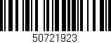 Código de barras (EAN, GTIN, SKU, ISBN): '50721923'