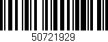 Código de barras (EAN, GTIN, SKU, ISBN): '50721929'