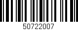 Código de barras (EAN, GTIN, SKU, ISBN): '50722007'