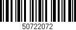 Código de barras (EAN, GTIN, SKU, ISBN): '50722072'